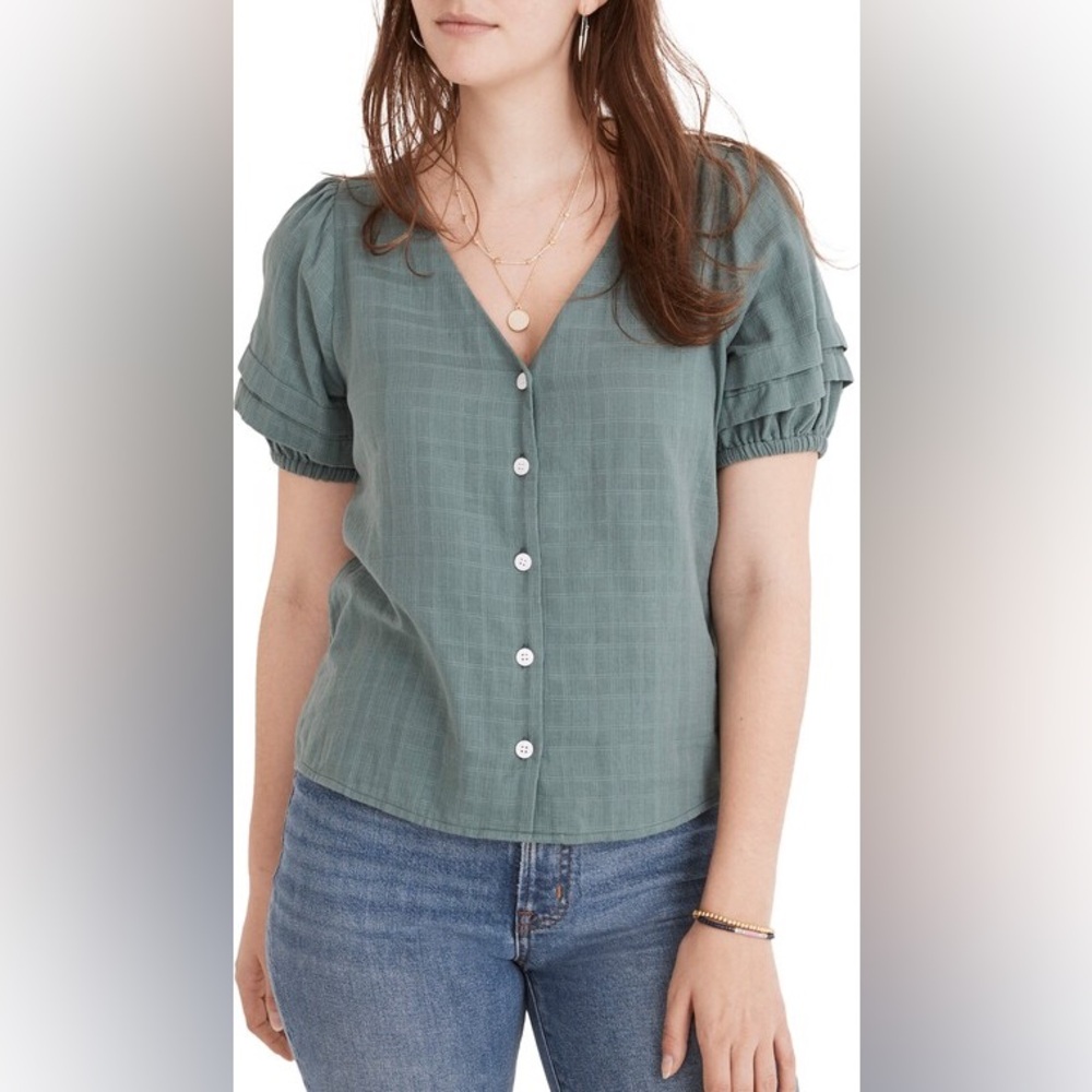 Madewell Pembroke Top - Blue